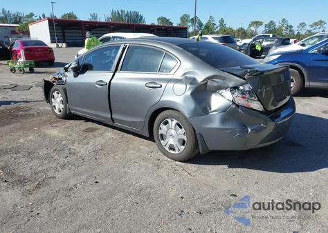 2012 Honda Civic Hybrid z USA, uszkodzony, nr VIN JHMFB4F22CS002926